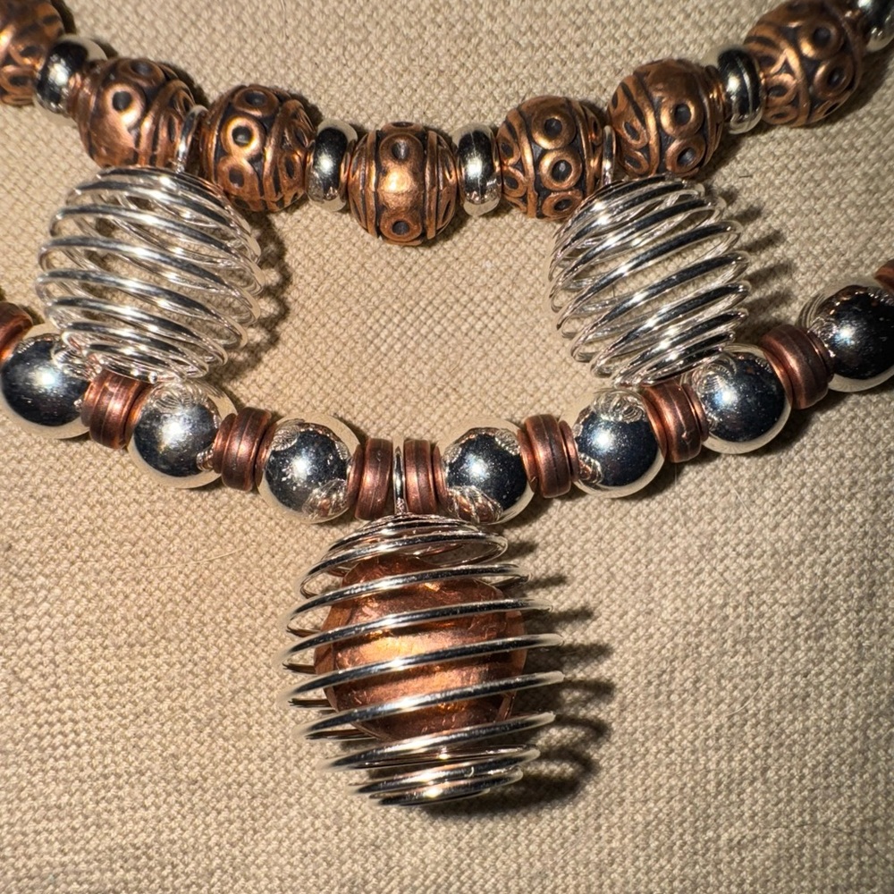 Copper “Vortex” Necklace-NEW - Picture 9 of 11